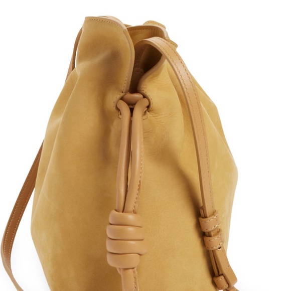 LOEWE
Flamenco leather-trimmed nubuck clutch - Picture 3 of 16